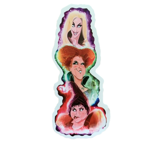 6/$12 Hocus Pocus Vinyl Sticker Matte